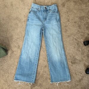 Madewell 11” high rise flare - size 25